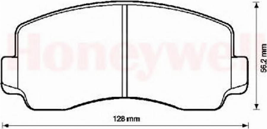 BENDIX 572299B - Kit de plaquettes de frein, frein à disque cwaw.fr