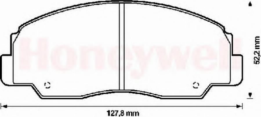 BENDIX 572294B - Kit de plaquettes de frein, frein à disque cwaw.fr