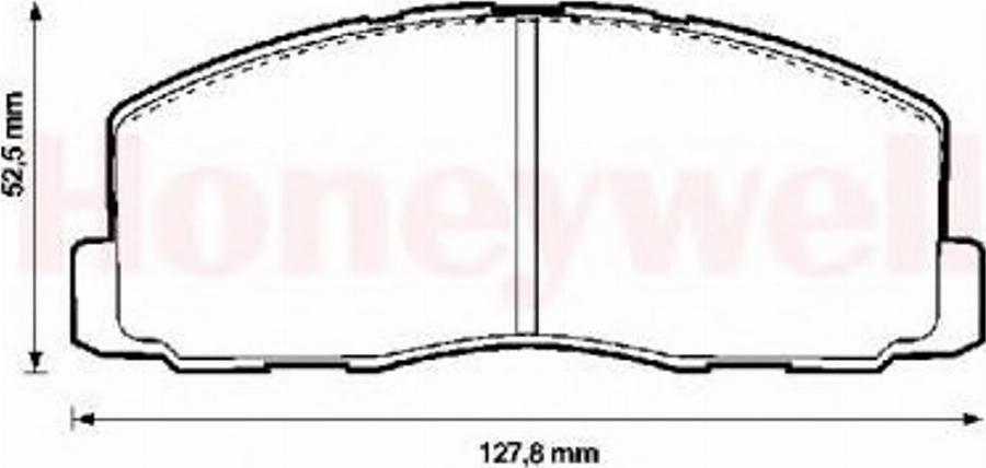 BENDIX 572295B - Kit de plaquettes de frein, frein à disque cwaw.fr