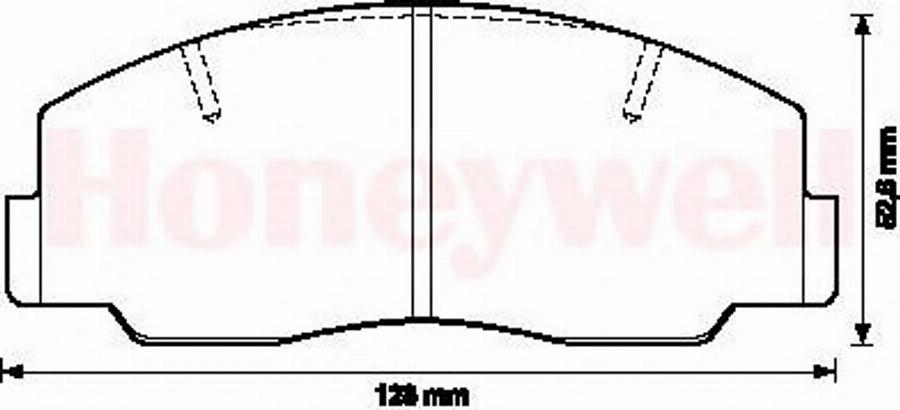 BENDIX 572297B - Kit de plaquettes de frein, frein à disque cwaw.fr