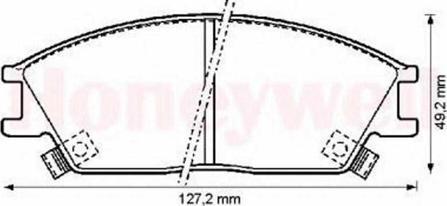 BENDIX 572269B - Kit de plaquettes de frein, frein à disque cwaw.fr