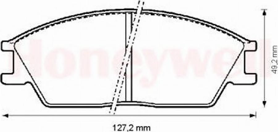 BENDIX 572268B - Kit de plaquettes de frein, frein à disque cwaw.fr