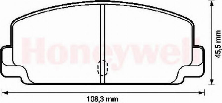 BENDIX 572204B - Kit de plaquettes de frein, frein à disque cwaw.fr