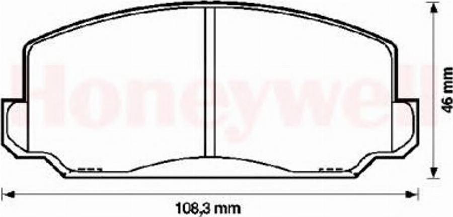 BENDIX 572205B - Kit de plaquettes de frein, frein à disque cwaw.fr