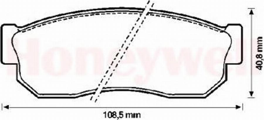 BENDIX 572206B - Kit de plaquettes de frein, frein à disque cwaw.fr