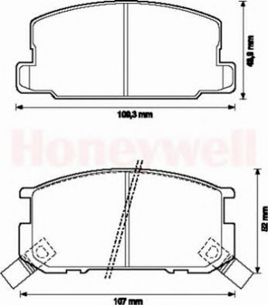 BENDIX 572219B - Kit de plaquettes de frein, frein à disque cwaw.fr