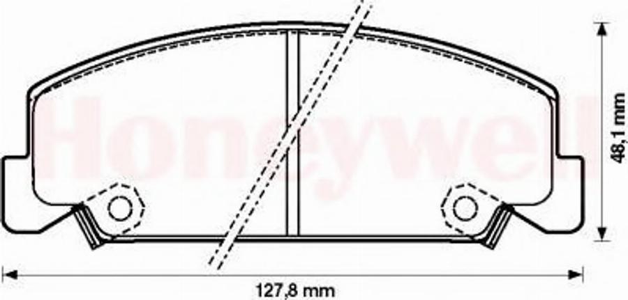 BENDIX 572284B - Kit de plaquettes de frein, frein à disque cwaw.fr