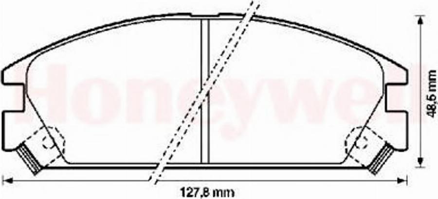 BENDIX 572288B - Kit de plaquettes de frein, frein à disque cwaw.fr