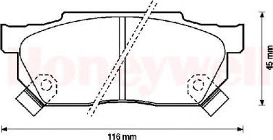 BENDIX 572238B - Kit de plaquettes de frein, frein à disque cwaw.fr