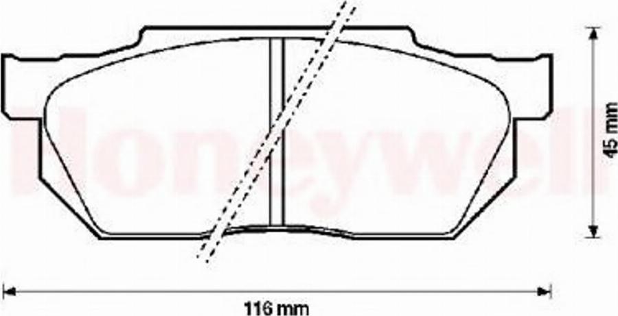 BENDIX 572237B - Kit de plaquettes de frein, frein à disque cwaw.fr