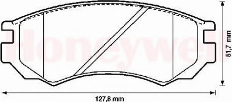 BENDIX 572276B - Kit de plaquettes de frein, frein à disque cwaw.fr