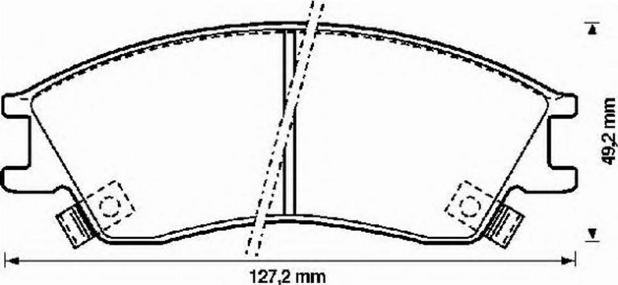 BENDIX 572270B - Kit de plaquettes de frein, frein à disque cwaw.fr