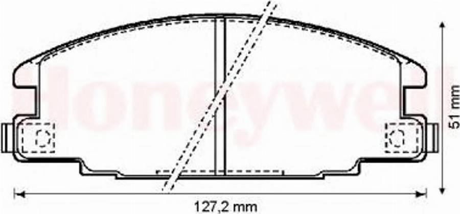 BENDIX 572271B - Kit de plaquettes de frein, frein à disque cwaw.fr