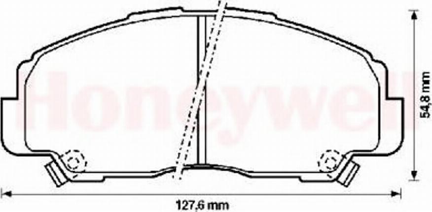 BENDIX 572278B - Kit de plaquettes de frein, frein à disque cwaw.fr