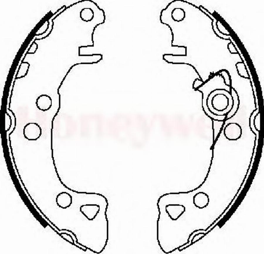 BENDIX 361426 B - Jeu de mâchoires de frein cwaw.fr