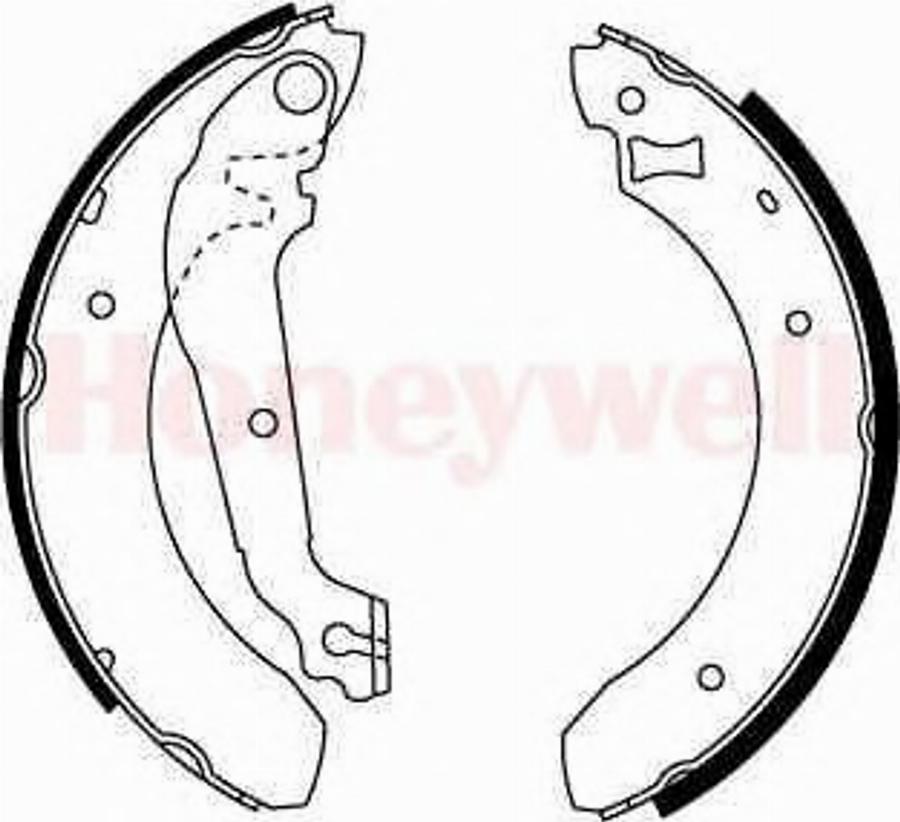 BENDIX 361302B - Jeu de mâchoires de frein cwaw.fr