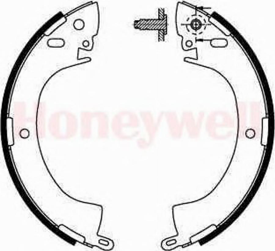 BENDIX 361374 B - Jeu de mâchoires de frein cwaw.fr