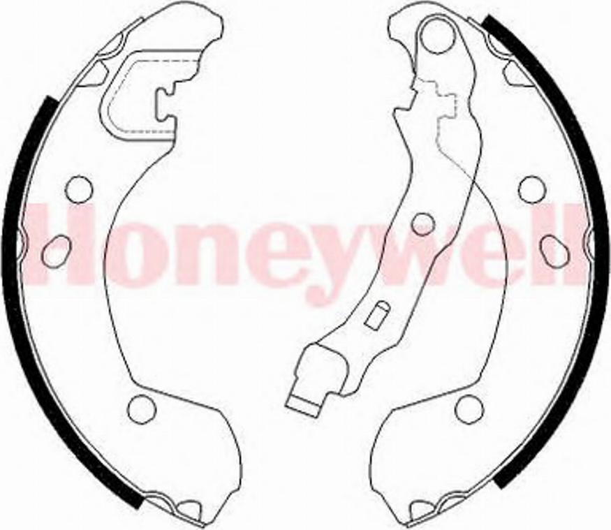 BENDIX 362459B - Jeu de mâchoires de frein cwaw.fr