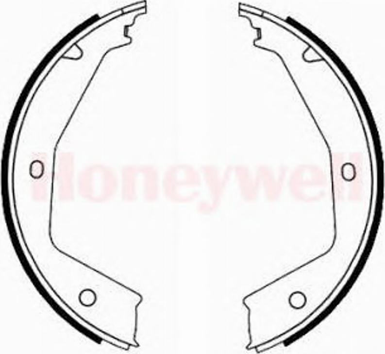 BENDIX 362407B - Jeu de mâchoires de frein, frein de stationnement cwaw.fr