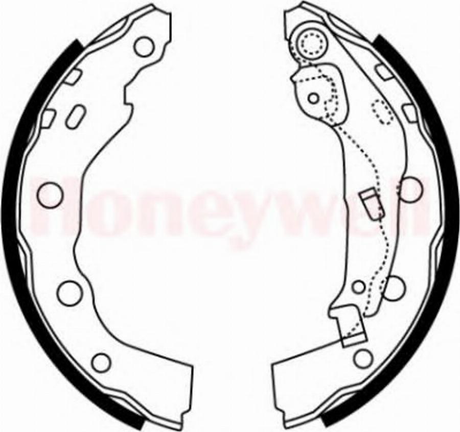 BENDIX 362425 B - Jeu de mâchoires de frein cwaw.fr