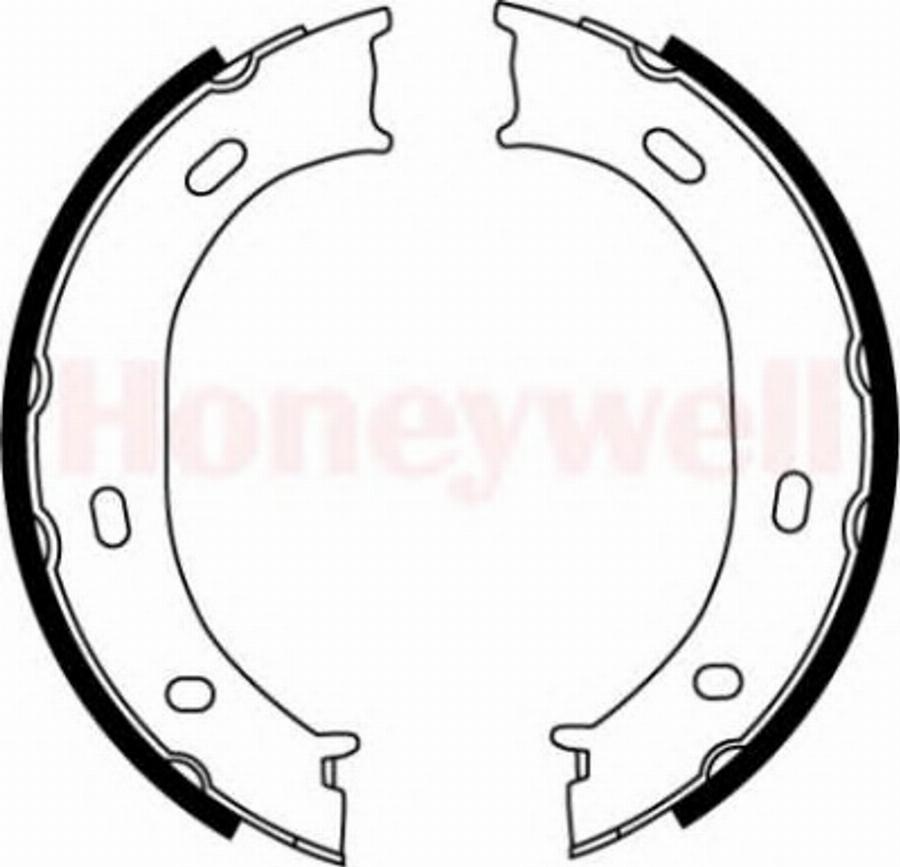 BENDIX 362421 B - Jeu de mâchoires de frein, frein de stationnement cwaw.fr