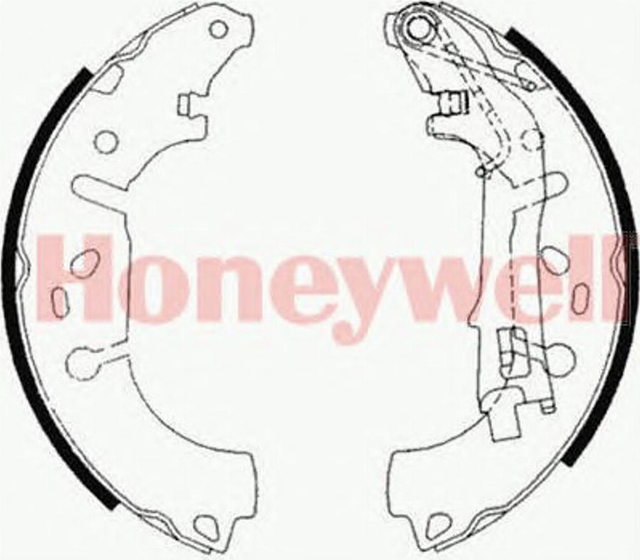 BENDIX 362471B - Jeu de mâchoires de frein cwaw.fr