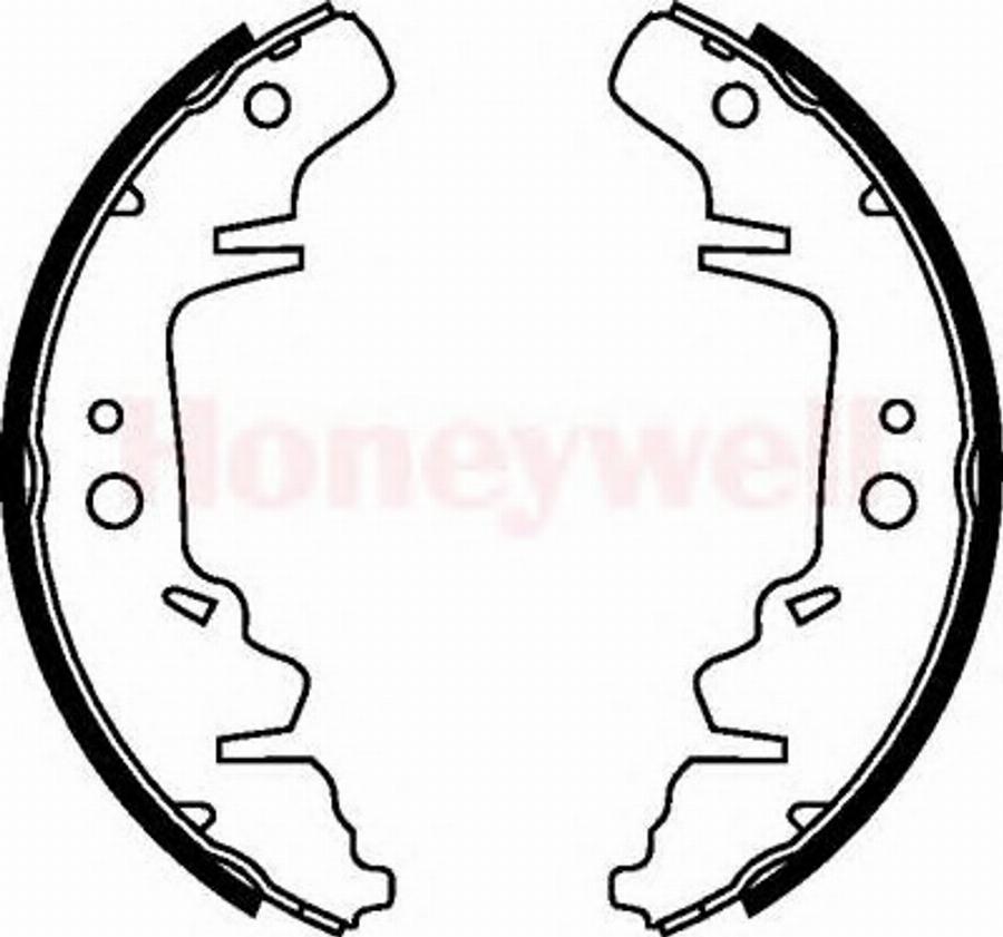 BENDIX 362390B - Jeu de mâchoires de frein cwaw.fr