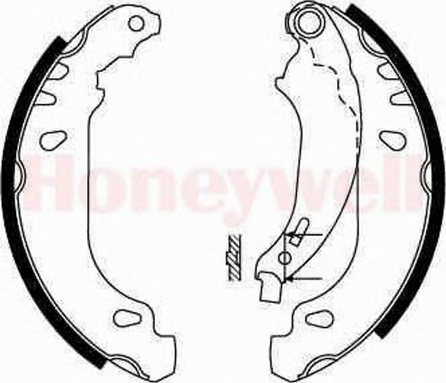 BENDIX 362393 B - Jeu de mâchoires de frein cwaw.fr