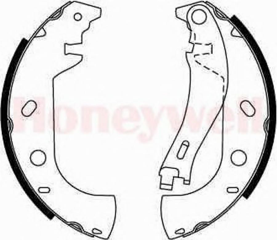 BENDIX 362392 B - Jeu de mâchoires de frein cwaw.fr