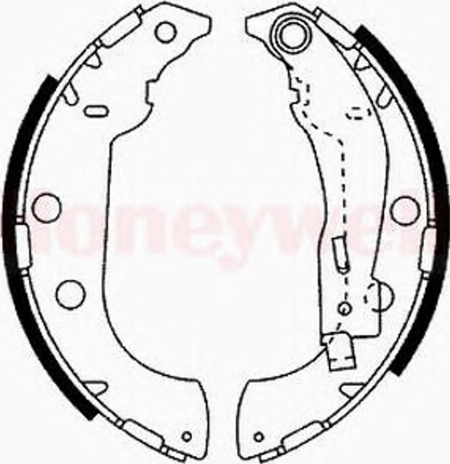 BENDIX 362359B - Jeu de mâchoires de frein cwaw.fr