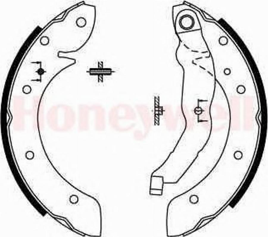 BENDIX 362368 B - Jeu de mâchoires de frein cwaw.fr