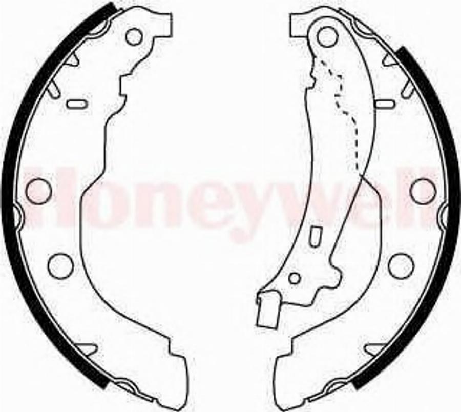 BENDIX 362319 B - Jeu de mâchoires de frein cwaw.fr