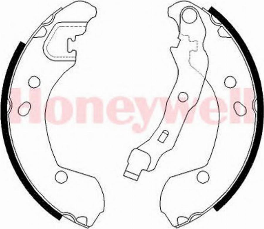 BENDIX 381490B - Jeu de mâchoires de frein cwaw.fr