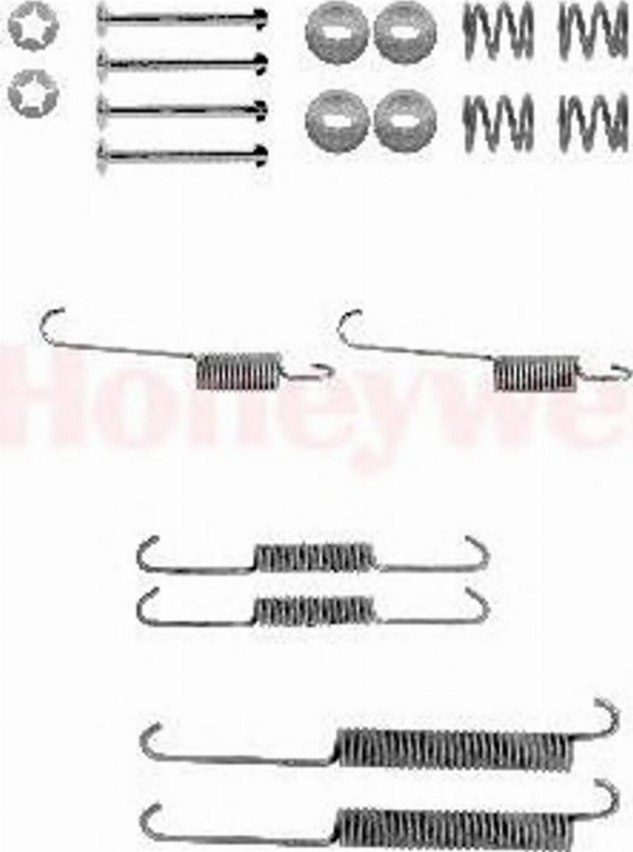 BENDIX 771288B - Kit d'accessoires, mâchoire de frein cwaw.fr