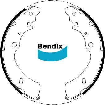 BENDIX BS5010 - Jeu de mâchoires de frein cwaw.fr