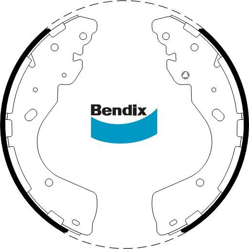 BENDIX BS5021 - Jeu de mâchoires de frein cwaw.fr