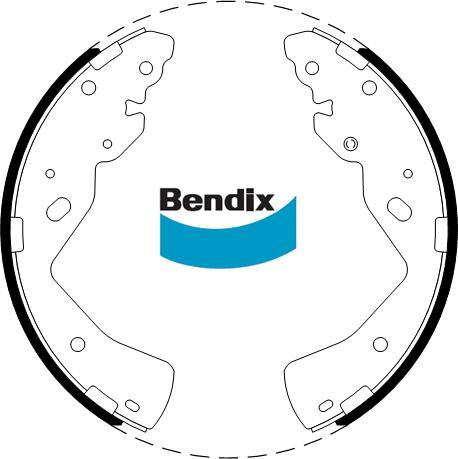 BENDIX BS5023 - Jeu de mâchoires de frein cwaw.fr