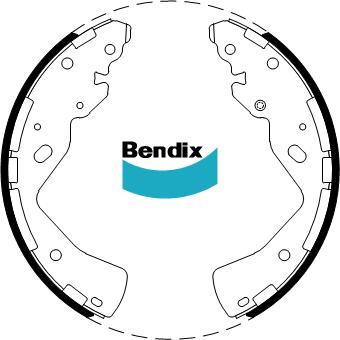 BENDIX BS5238 - Jeu de mâchoires de frein cwaw.fr