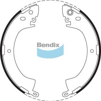 BENDIX BS1594 - Jeu de mâchoires de frein cwaw.fr