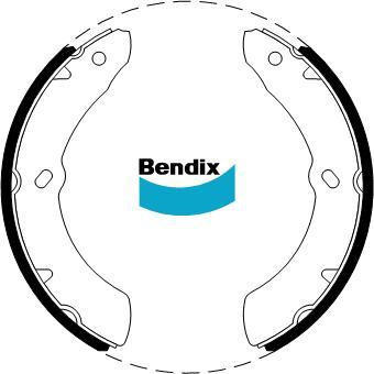 BENDIX BS1550 - Jeu de mâchoires de frein cwaw.fr