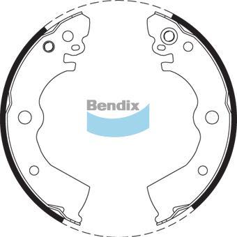 BENDIX BS1697 - Jeu de mâchoires de frein cwaw.fr