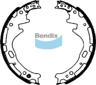 BENDIX BS1652 - Jeu de mâchoires de frein cwaw.fr