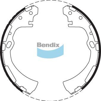 BENDIX BS1657 - Jeu de mâchoires de frein cwaw.fr