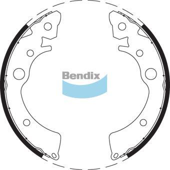 BENDIX BS1610 - Jeu de mâchoires de frein cwaw.fr