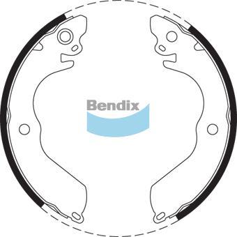 BENDIX BS1681 - Jeu de mâchoires de frein cwaw.fr