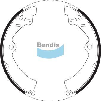 BENDIX BS1627 - Jeu de mâchoires de frein cwaw.fr