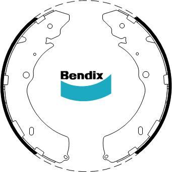 BENDIX BS1793 - Jeu de mâchoires de frein cwaw.fr