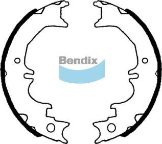 BENDIX BS1745 - Jeu de mâchoires de frein cwaw.fr