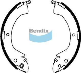 BENDIX BS1760 - Jeu de mâchoires de frein cwaw.fr