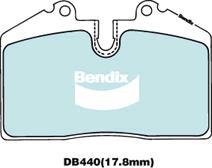 BENDIX DB440 MKT - Kit de plaquettes de frein, frein à disque cwaw.fr